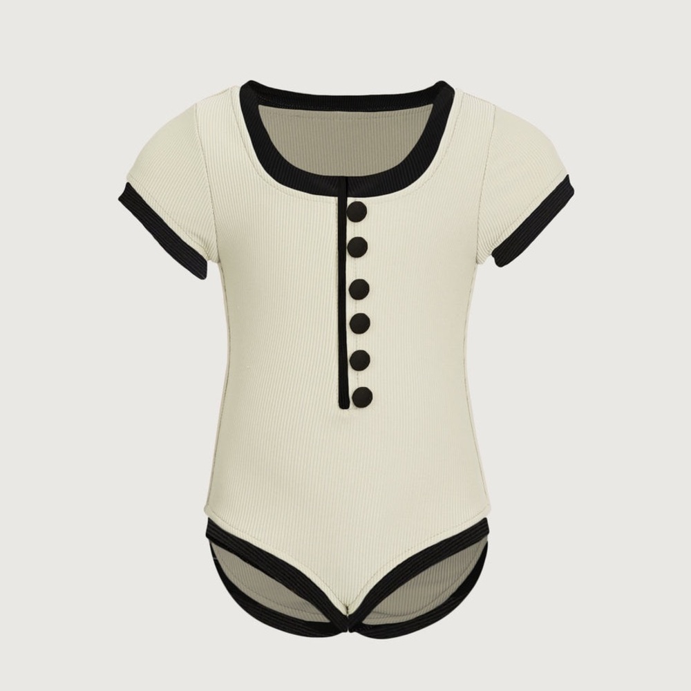 Samesies GRACIE ONE PIECE
RIBBED CREAM/BLACK